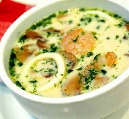 Рецепт суп на курином бульоне с фото