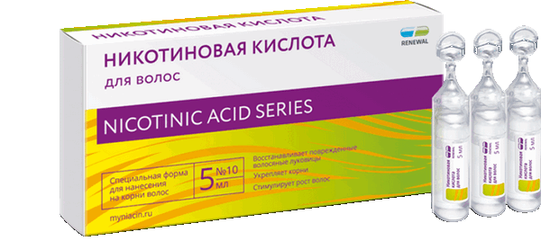Никотиновая кислота для роста волос