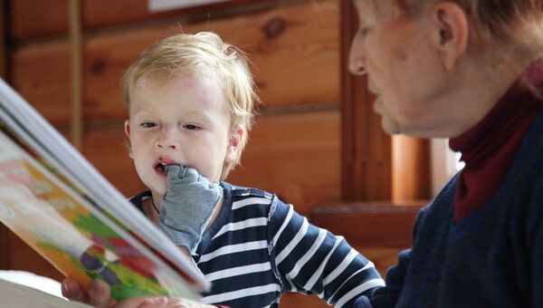 Ребенок с синдромом бабочки