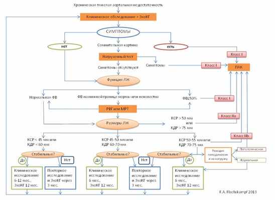 Тактика ведения больных с аортальной недостаточностью.