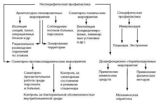 Внутрибольничные инфекции: профилактика, распространение, классификация