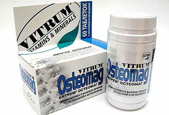 Витрум Остеомаг предназначен для восполнения недостатка магния и кальция в организме