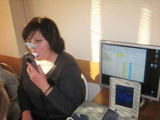 Диагностика функции внешнего дыхания (спирометрия)