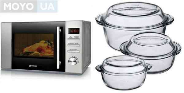 Как выбрать посуду для микроволновой печи