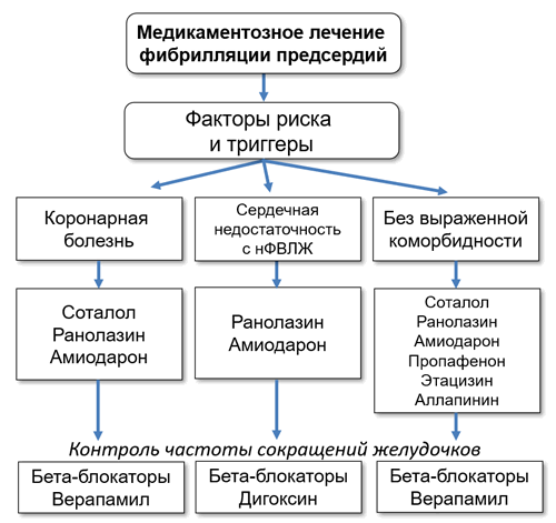 Сохранение синусового ритма при фибрилляции предсердий