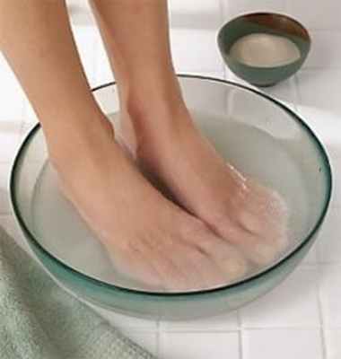 Солевые ванночки при пяточной шпоре
