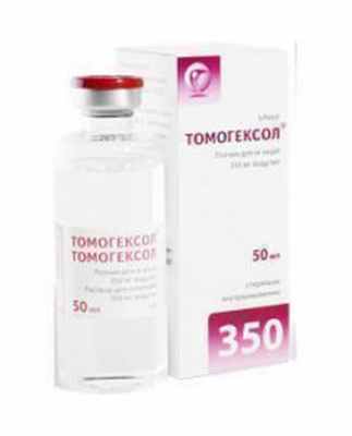 Томогексол раствор для инъекций 350 мг йода/мл флакон 50 мл №1