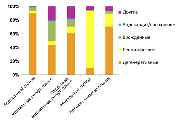 Этиология клапанных пороков сердца