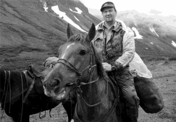 Во время одной из научных экспедиций. Республика Тыва, 2010 г.