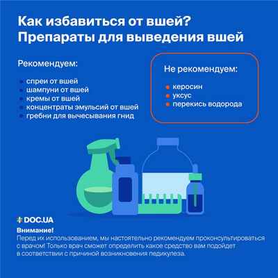 Способы избавиться от вшей 