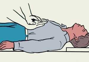 помощь в положении лёжа