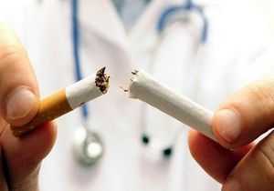 разломанная сигарета как символ отказа от курения