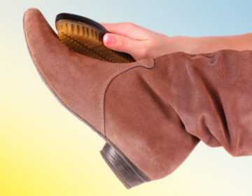 Как правильно чистить сапоги из замши в домашних условиях — ТОП-17 методов