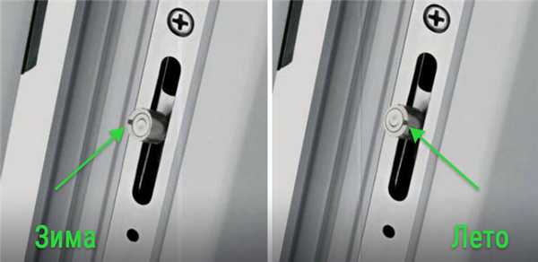 Летний и зимний режим окна