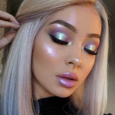 ошибки новогоднего макияжа хайлайтер