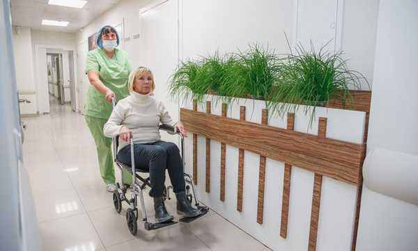 Коридор клиники Евроонко