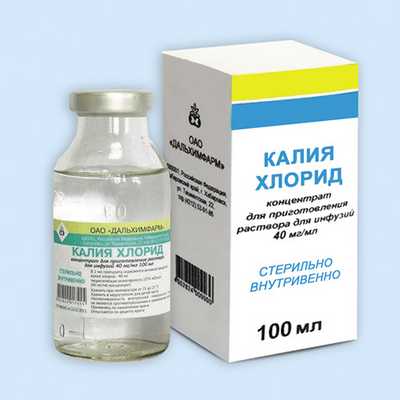 Калия хлорид инструкция по применению