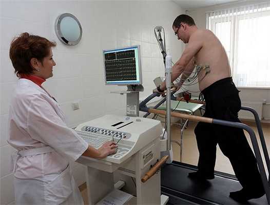 Определение пульса с помощью тредмил-теста