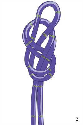 Схема узла «Восьмёрка-проводник»