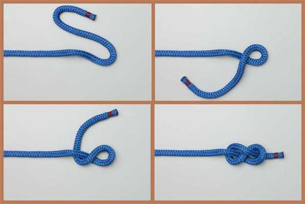 Пошаговая инструкция вязания узла восьмерка