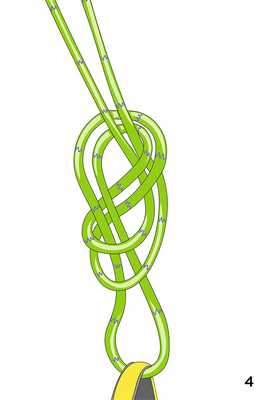 Схема узла «Встречная восьмёрка» для ввязывания в систему