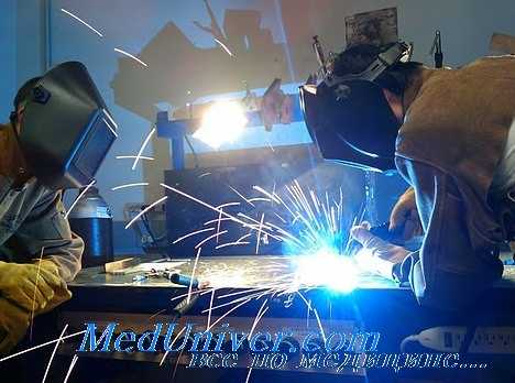 взрывоопасные газы на месте сварки