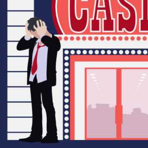 Мужчина проиграл в казино