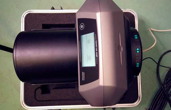 Сканер запоминающих пластин, вид сверху