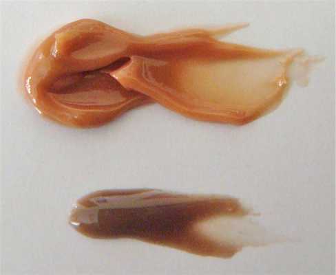 Рис. 8. Дополнительные красители (охристый и персиковый).