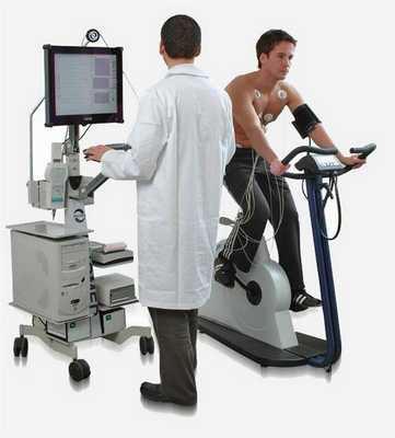 Определение пульса с помощью велоэргометрии