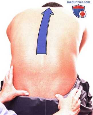 Исследование подвижности пояснично-крестцового отдела позвоночника