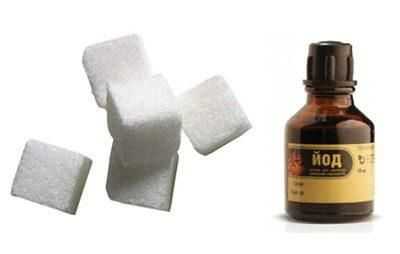 Сахар и йод