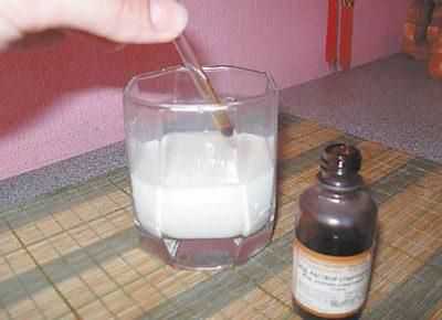 Йод с молоком