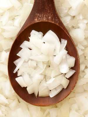 лук порезанный