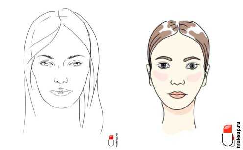 как правильно выщипать брови овальное лицо