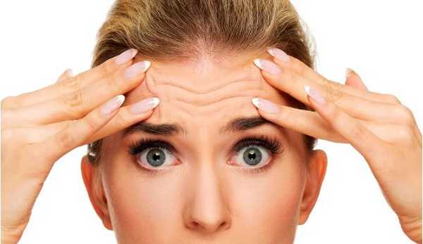 Фото морщины на лбу и их причины