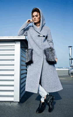 Спартивное пальто с капюшоном фото 1