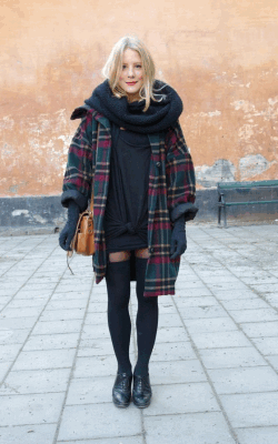 шарф на пальто с капюшоном фото 1