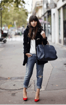 С чем носить короткое пальто с капюшоном фото 1