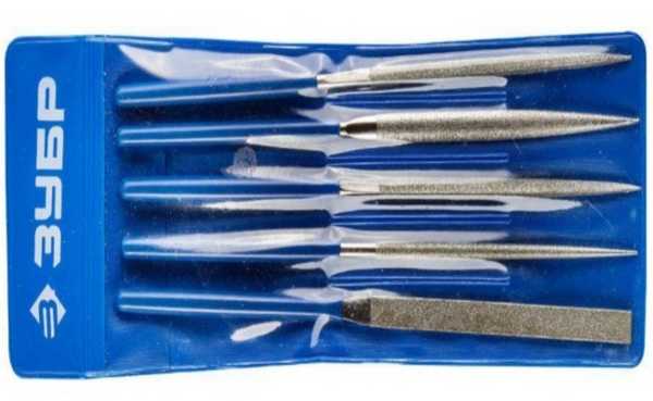 алмазный напильник зубр