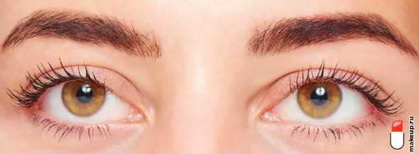 густые длинные ресницы