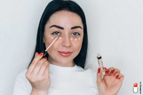 как наносить консилер