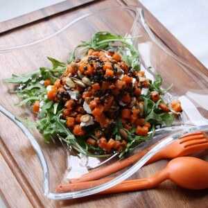 Салат с семечками тыквы