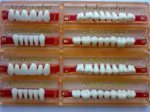 Наборы искусственных зубов