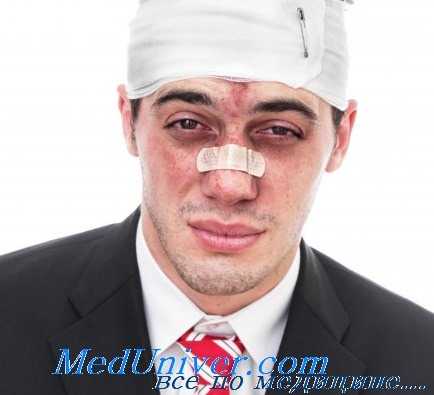 контузия органа зрения