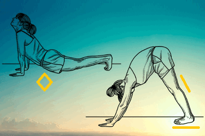 Из упора лёжа в упор согнувшись