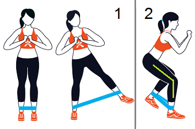 Отведение кнаружи и ходьба «с петлёй»