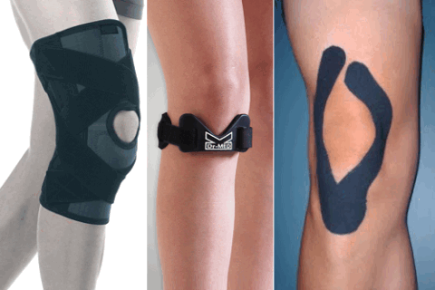 Ортезы и тейпирование при тендините коленного сустава