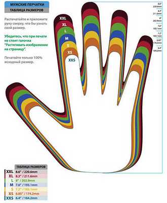 Как измерить обхват ладони у мужчин, женщин, ребенка