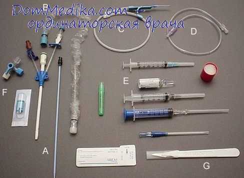 Набор для катетеризации центральных вен у новорожденных